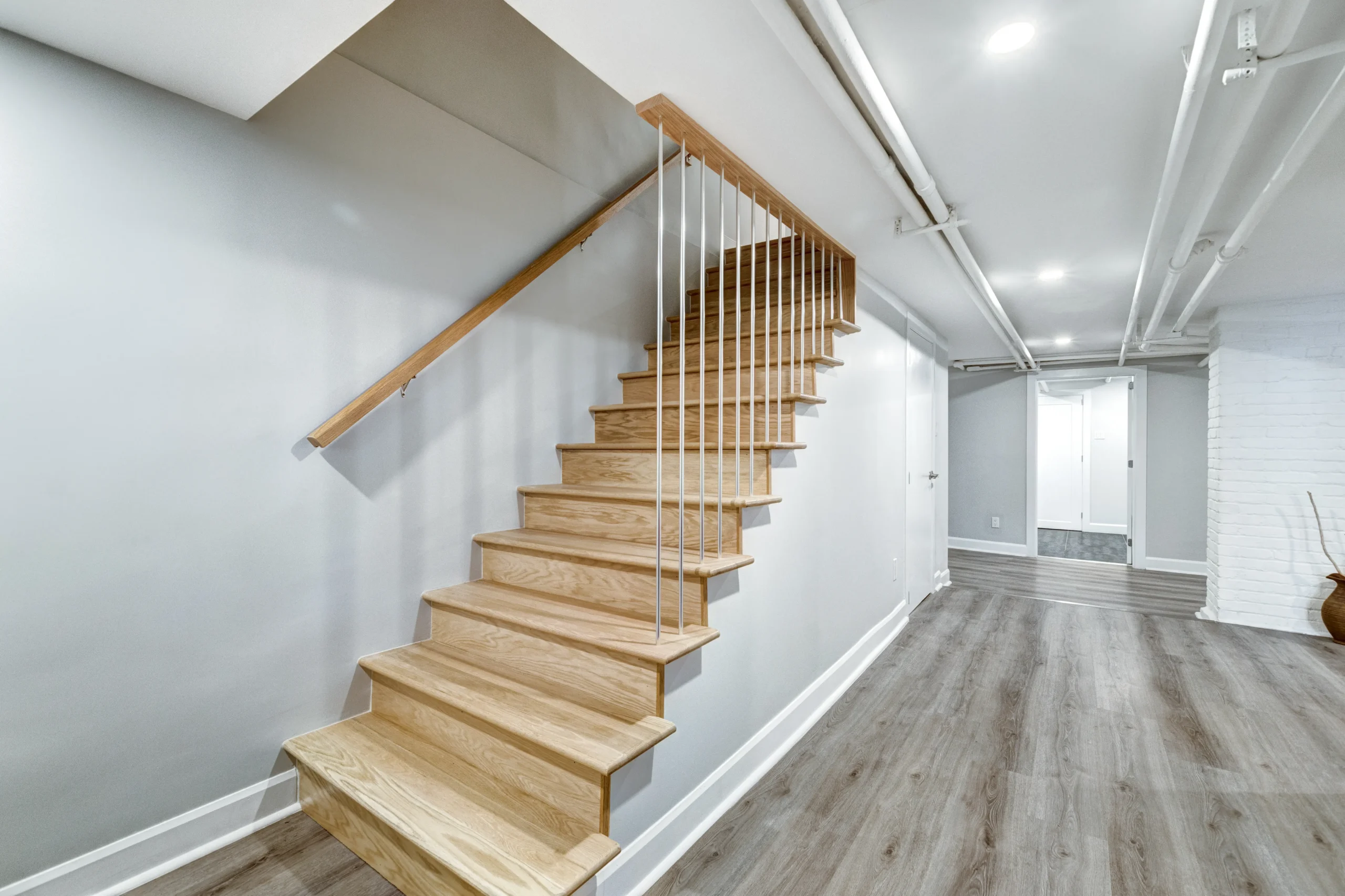 Finished basement in New York