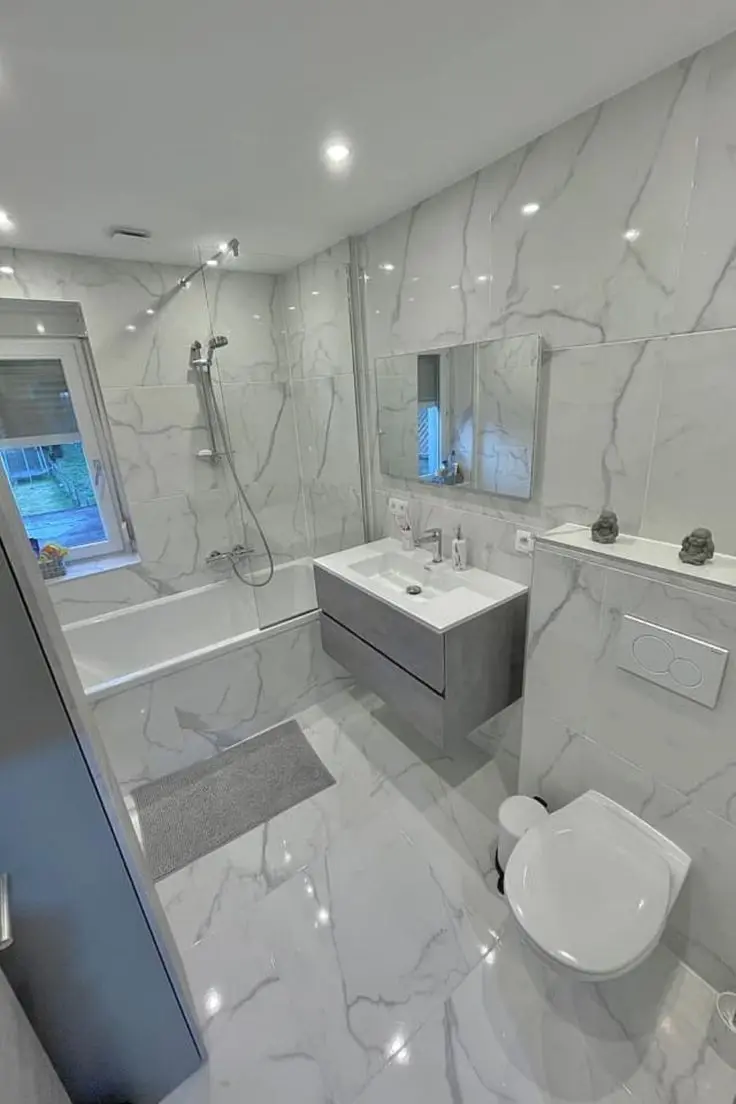 Finished bathroom remodel quoted with honest pricing in New York