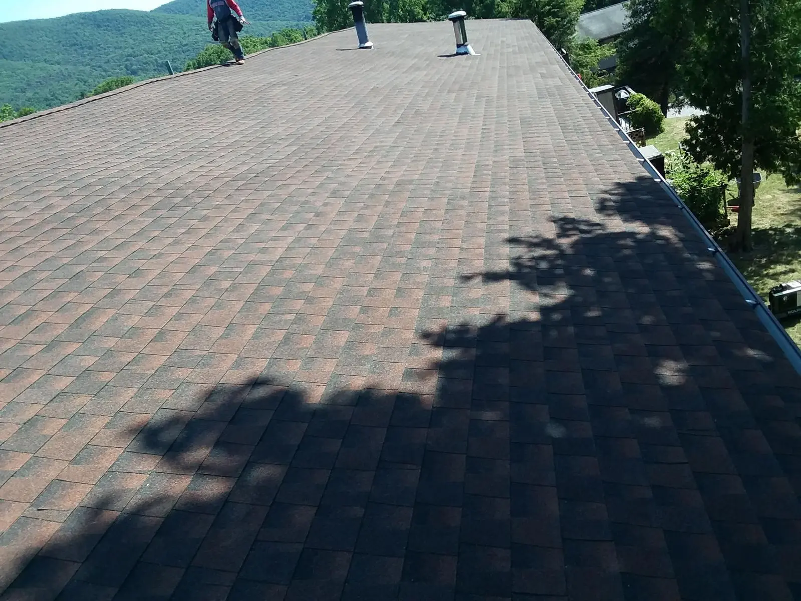 Roof replacement project in New York